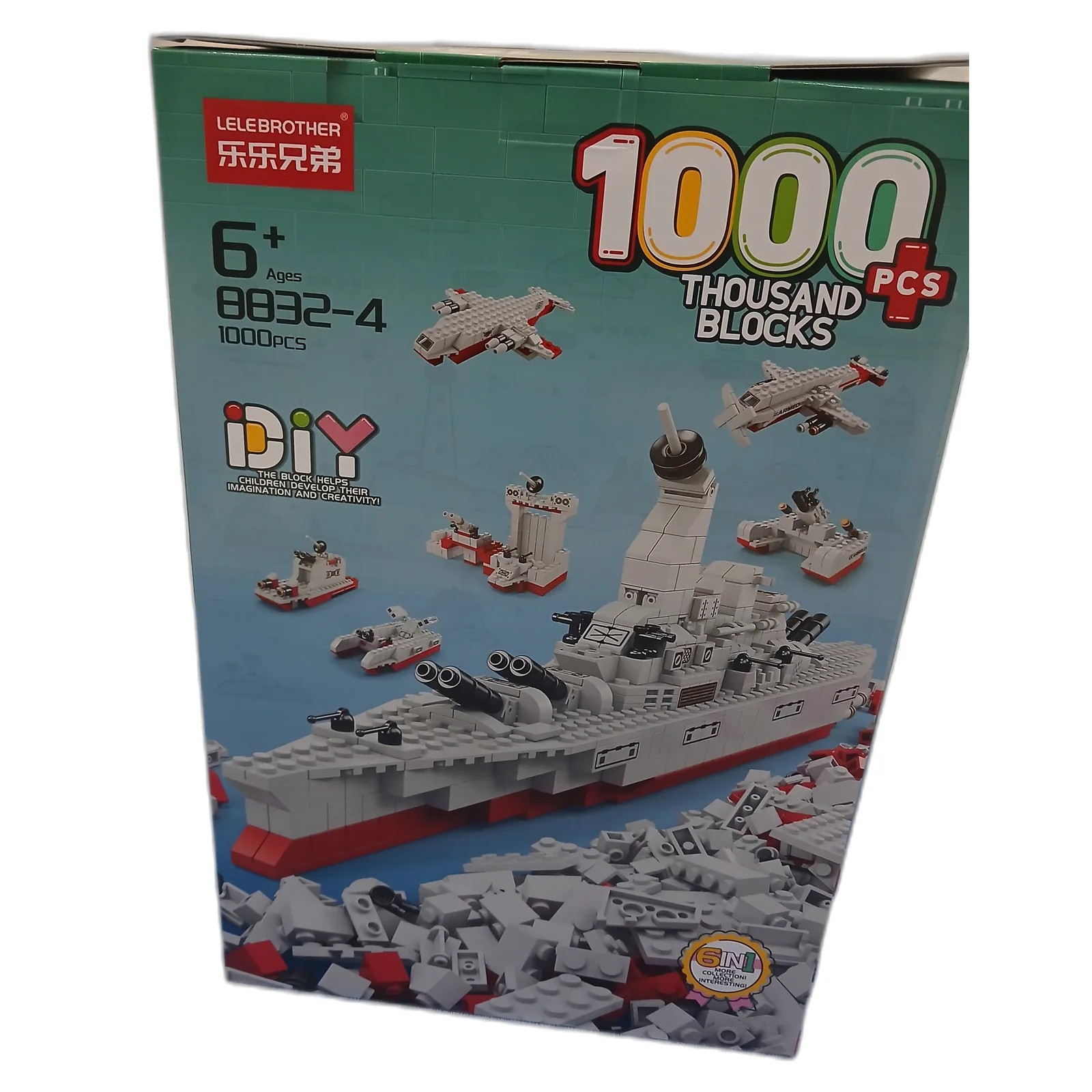 Blocs de construction Navire militaire – 1000 pièces