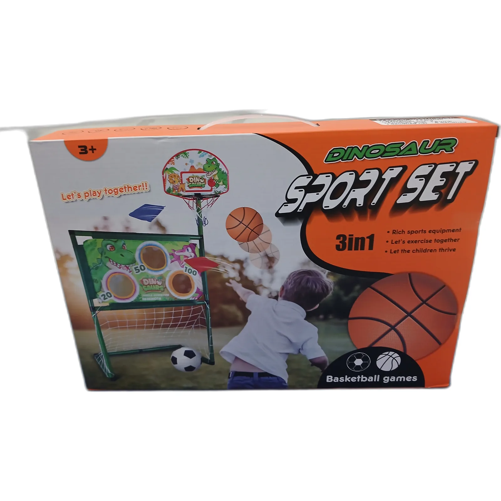 Ensemble sportif 3 en 1 – Basket & Football