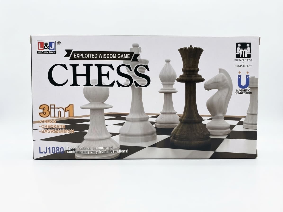 Échecs 3-en-1 Pliants — Poignée