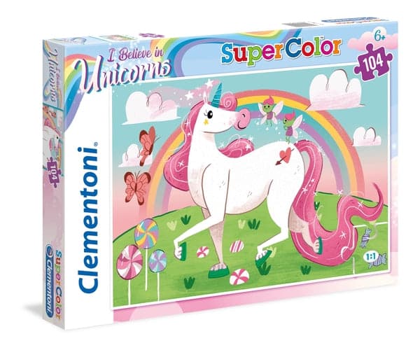 CLEMENTONI - Puzzle SuperColor 104 pcs | 6 ans +