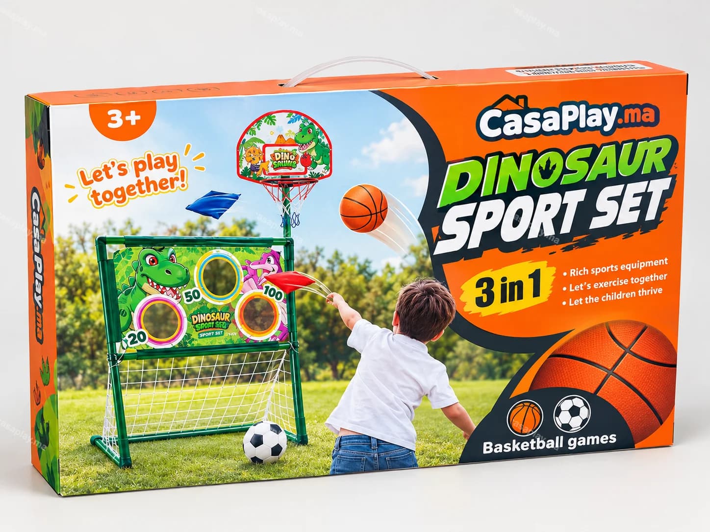 Ensemble sportif 3 en 1 – Basket & Football
