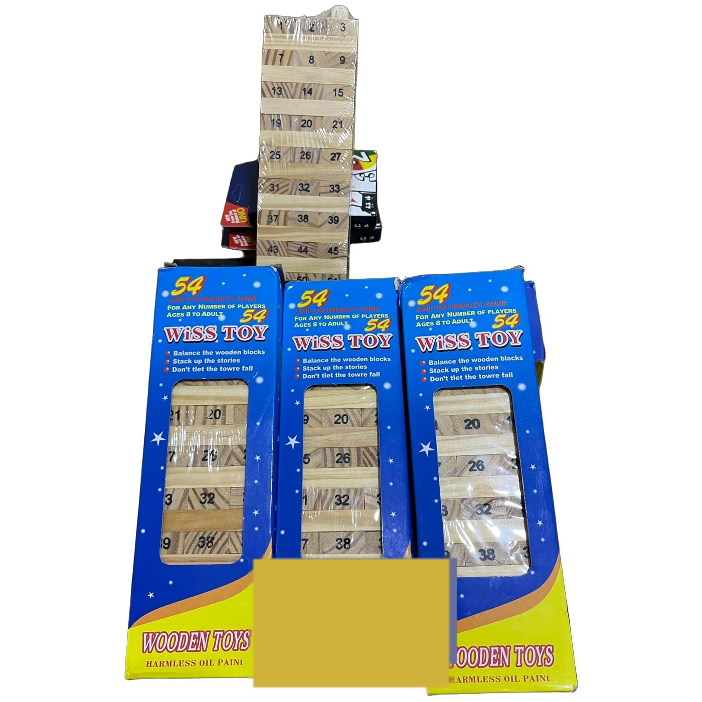 Jenga — 54 Blocs Numérotés